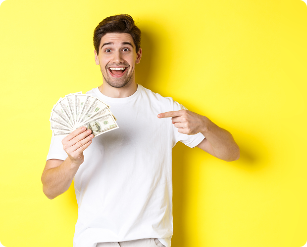 Person completing a secure online form